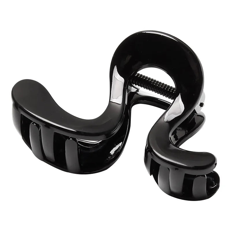 Simple Irregular Hair Catch Clip Shark Clip Women's Premium 2025 New Hairpin Back Head Hair Accessories Hairpin Elegant