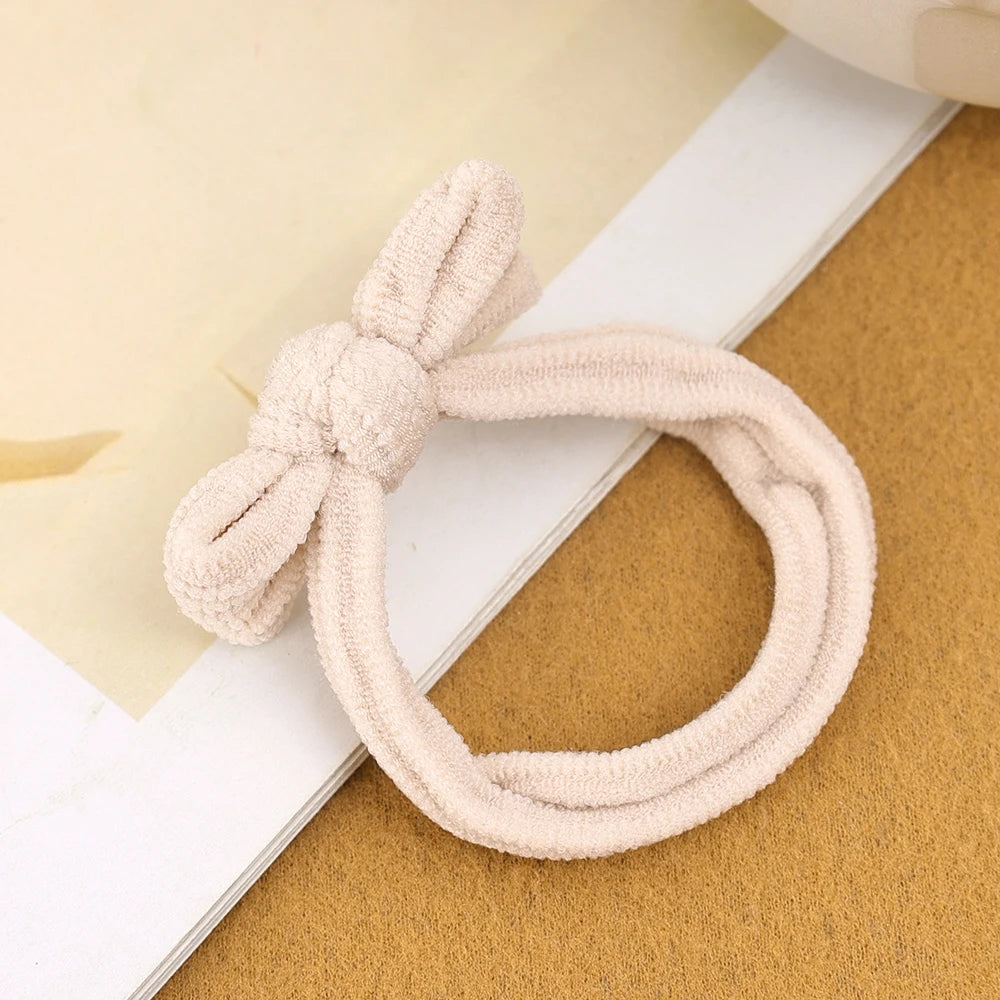 1/10pcs Women Girl Simple Elastic Hair Bands Scrunchie Ponytail Holder Rubber Hair Ties Fashion Headband Hair Accessories