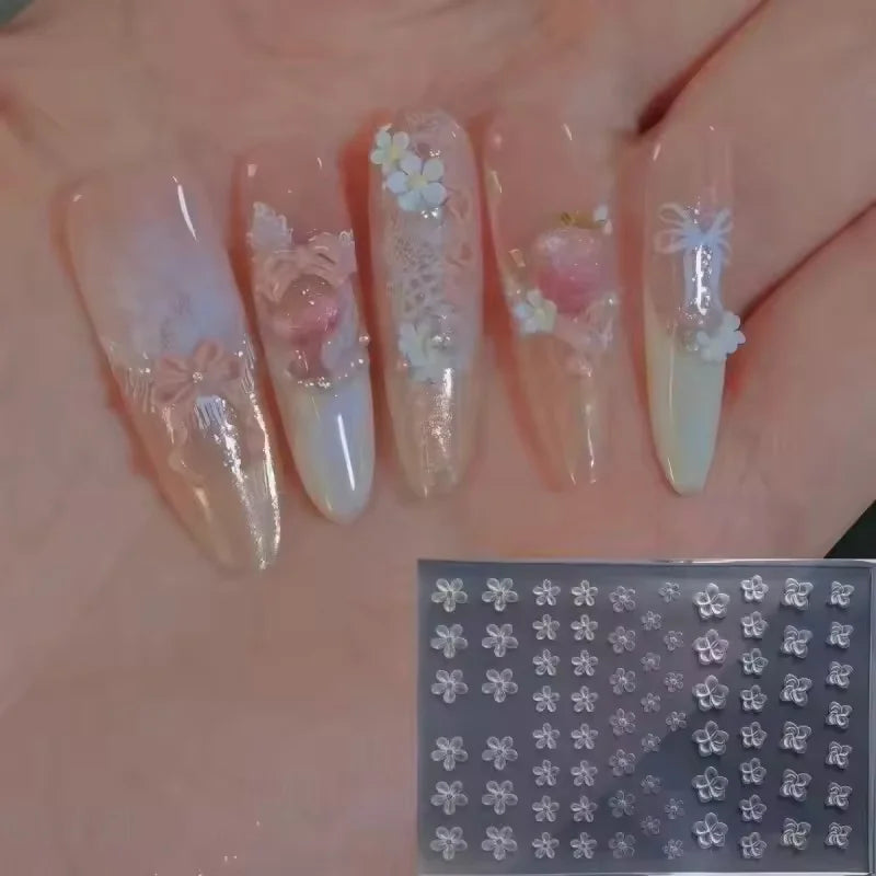 Nails Mold French photo frames Angel Statue Acrylic 3D Silicone Relief Design Nail Art Decorations Templates Model making Tools