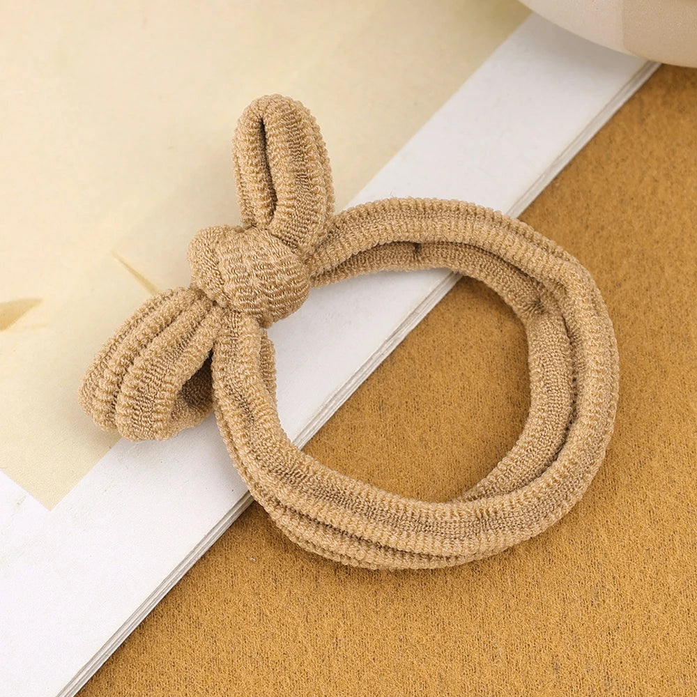 1/10pcs Women Girl Simple Elastic Hair Bands Scrunchie Ponytail Holder Rubber Hair Ties Fashion Headband Hair Accessories