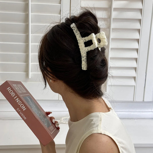 Hair clip  accessories claw for women girl bow large thick designer fascinators elegant crab rhinestone vintage 2025 new in Gift