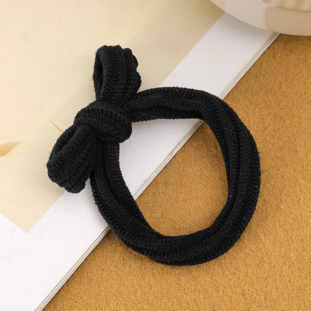 1/10pcs Women Girl Simple Elastic Hair Bands Scrunchie Ponytail Holder Rubber Hair Ties Fashion Headband Hair Accessories